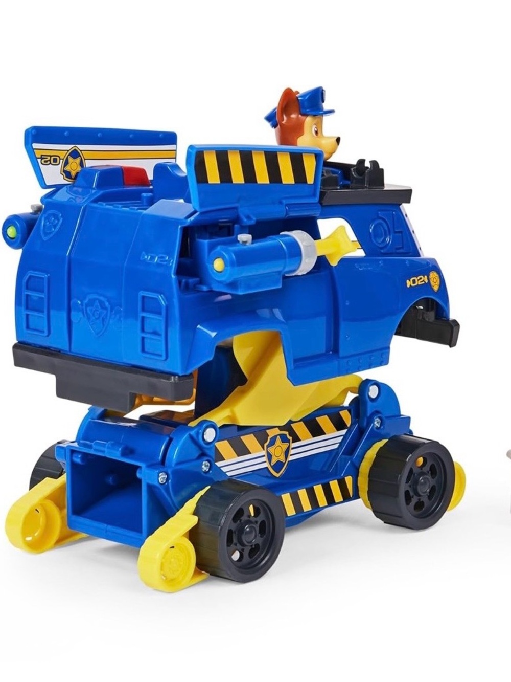 Paw Patrol Chase Rise up vehicle, Chase Figure, chicken, basket & green missile